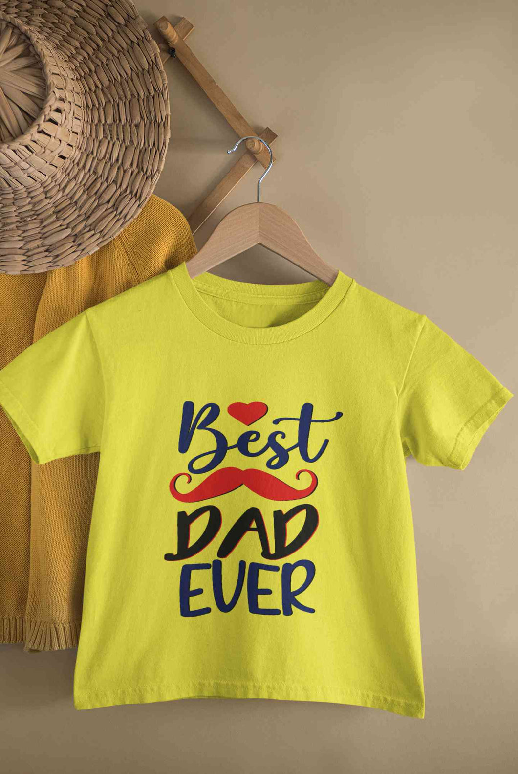 Best Dad Ever Fathers Day Half Sleeves T-Shirt for Boy-KidsFashionVilla