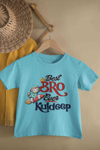 Load image into Gallery viewer, Custom Name Best Bro Ever Raksha Bandhan Half Sleeves T-Shirt for Boy-KidsFashionVilla
