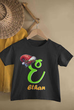 Load image into Gallery viewer, Custom Name Christmas Half Sleeves T-Shirt for Boy-KidsFashionVilla
