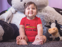 Load image into Gallery viewer, Bhua Loves Me Rompers for Baby Girl - KidsFashionVilla
