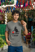 Load image into Gallery viewer, I Do What I Want Mens Half Sleeves T-shirt- KidsFashionVilla
