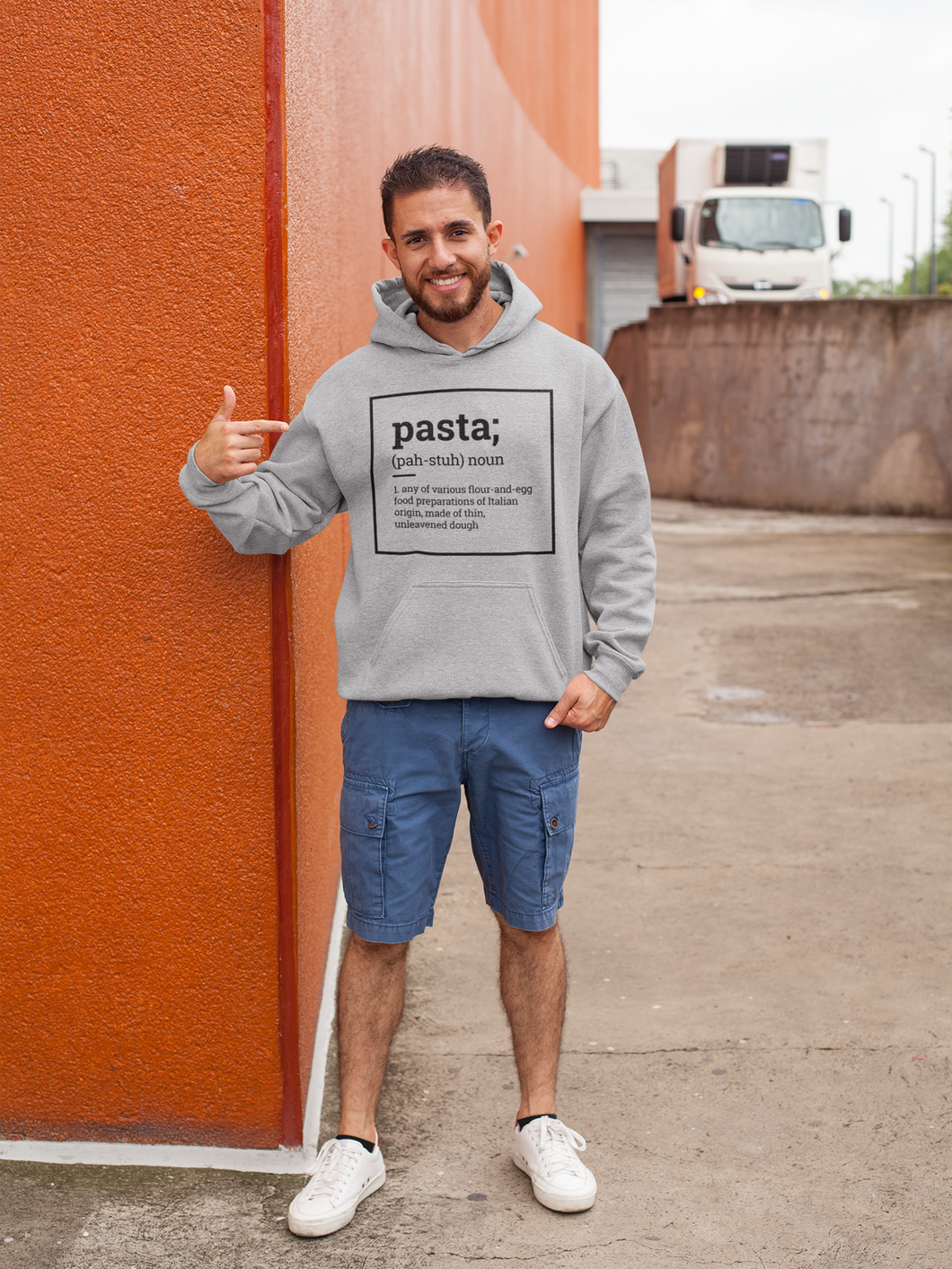 Label pantry pasta definition Men Hoodies-KidsFashionVilla
