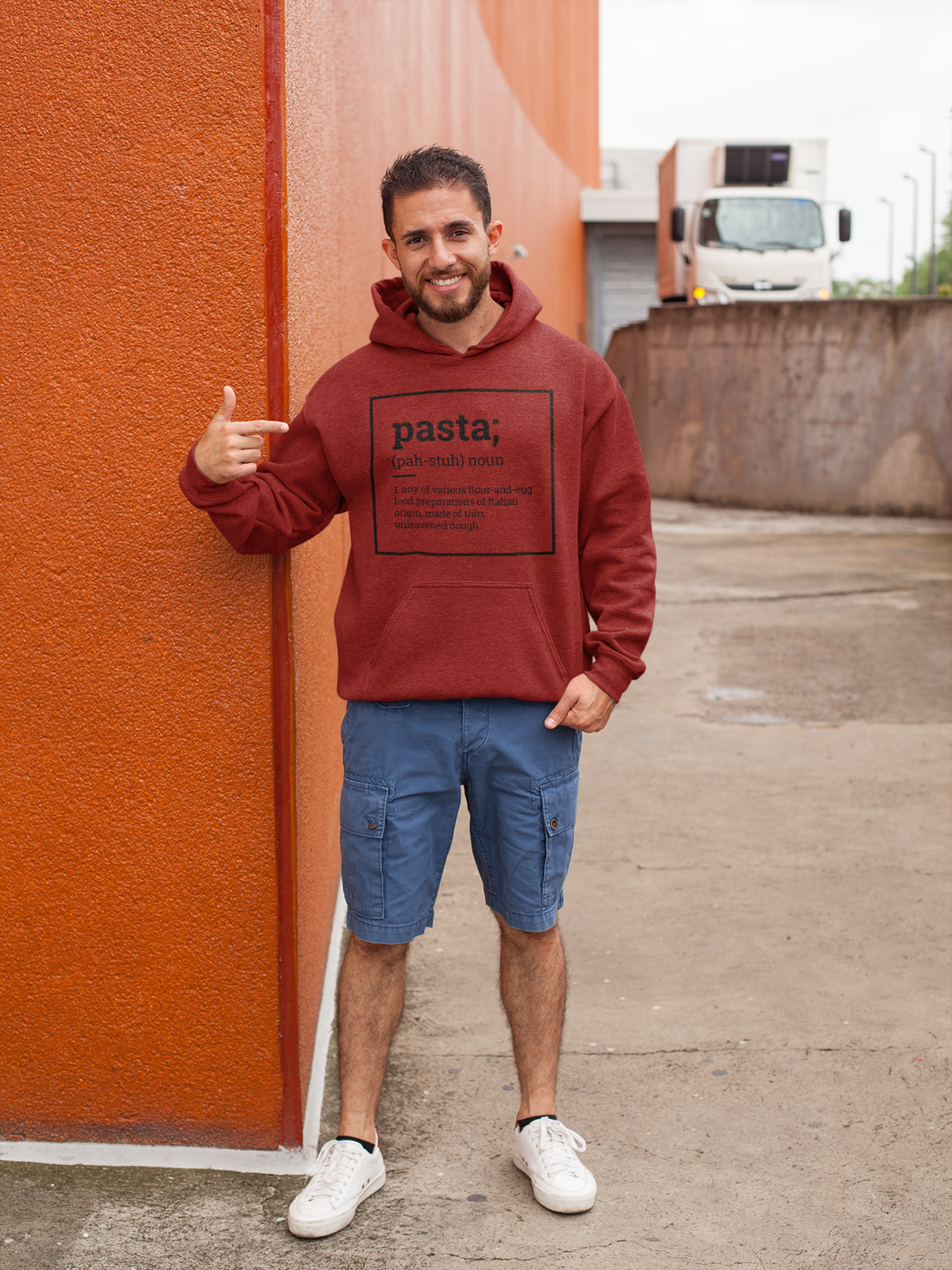 Label pantry pasta definition Men Hoodies-KidsFashionVilla