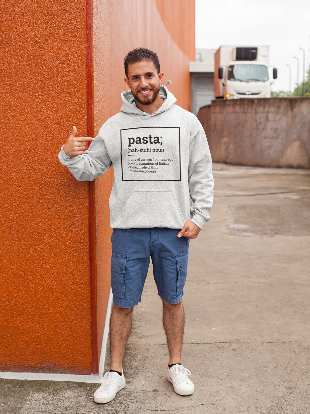 Label pantry pasta definition Men Hoodies-KidsFashionVilla