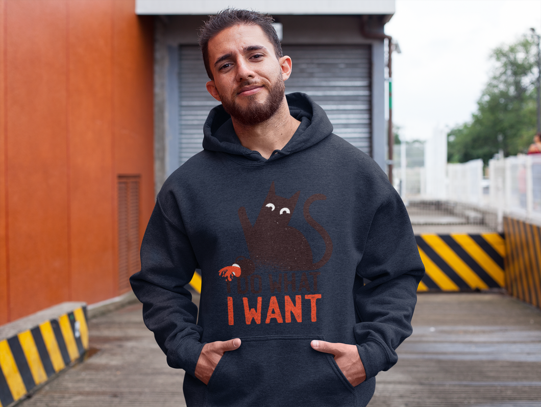 Cat quotes Men Hoodies-KidsFashionVilla