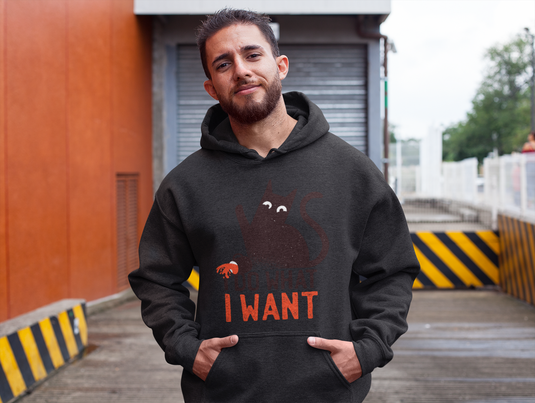 Cat quotes Men Hoodies-KidsFashionVilla