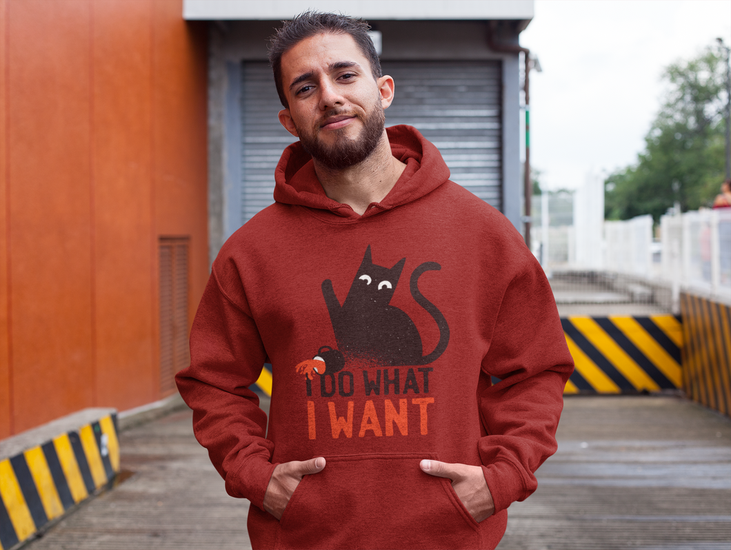 Cat quotes Men Hoodies-KidsFashionVilla
