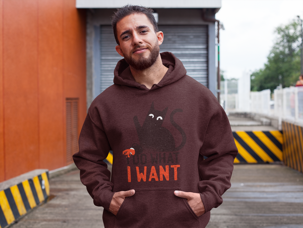 Cat quotes Men Hoodies-KidsFashionVilla