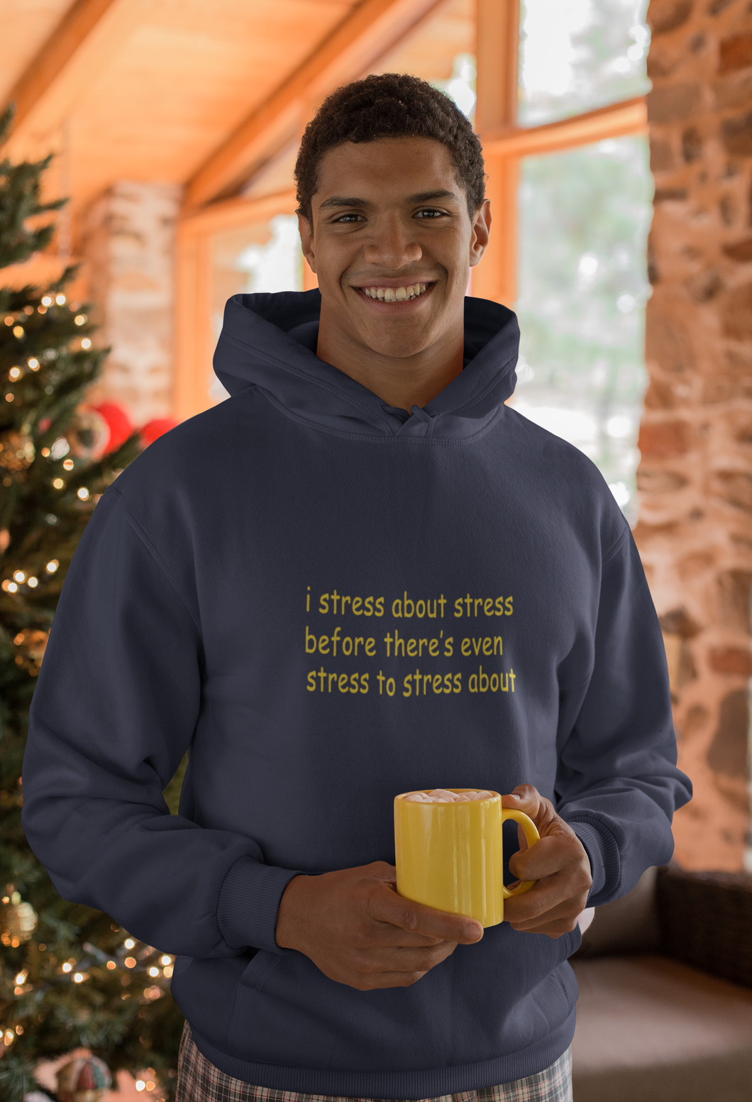 I Stress Men Hoodies-KidsFashionVilla
