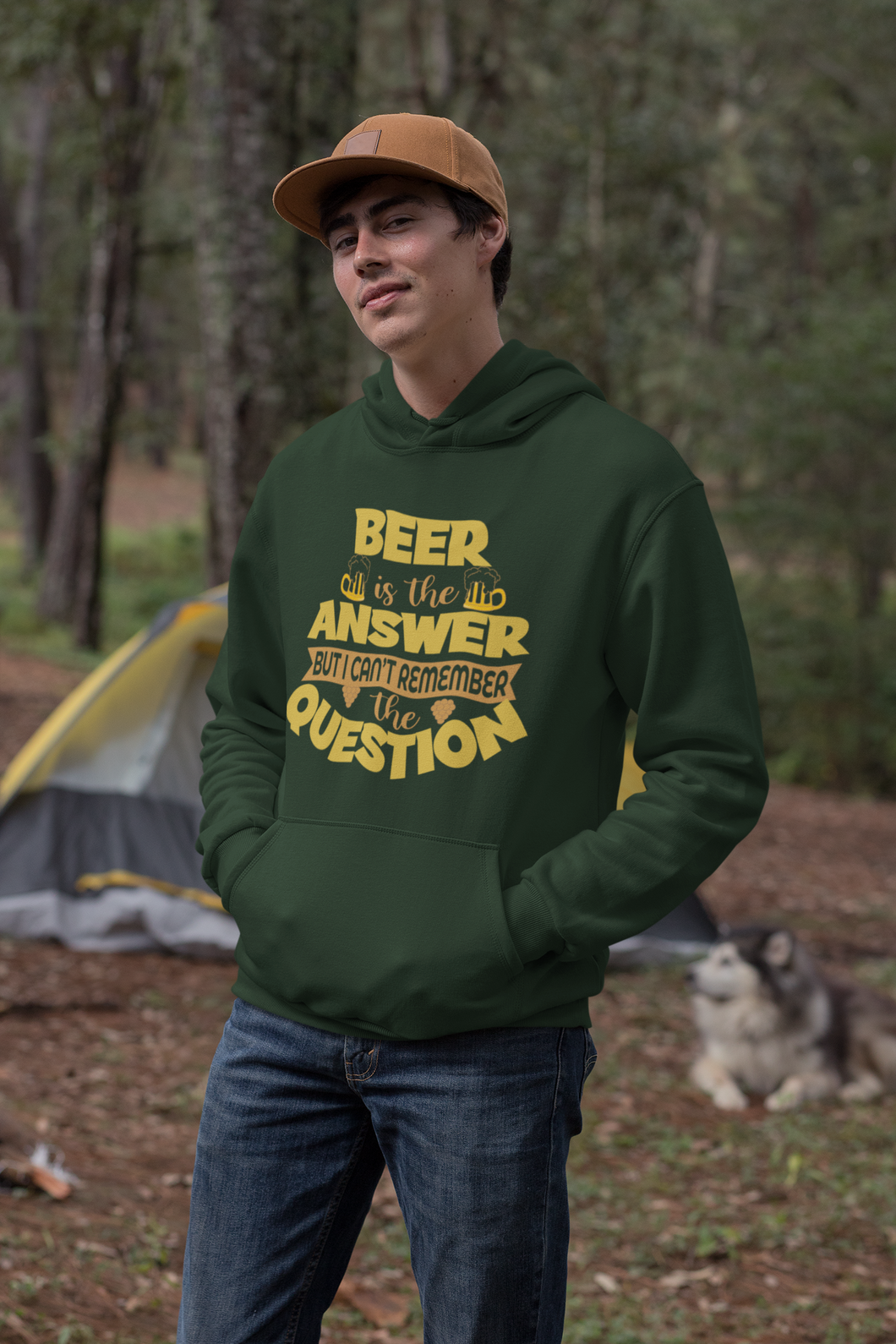 Beer Is The Answer Men Hoodies-KidsFashionVilla