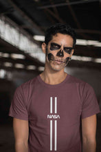 Load image into Gallery viewer, Strip Nasa Mens Half Sleeves T-shirt- KidsFashionVilla
