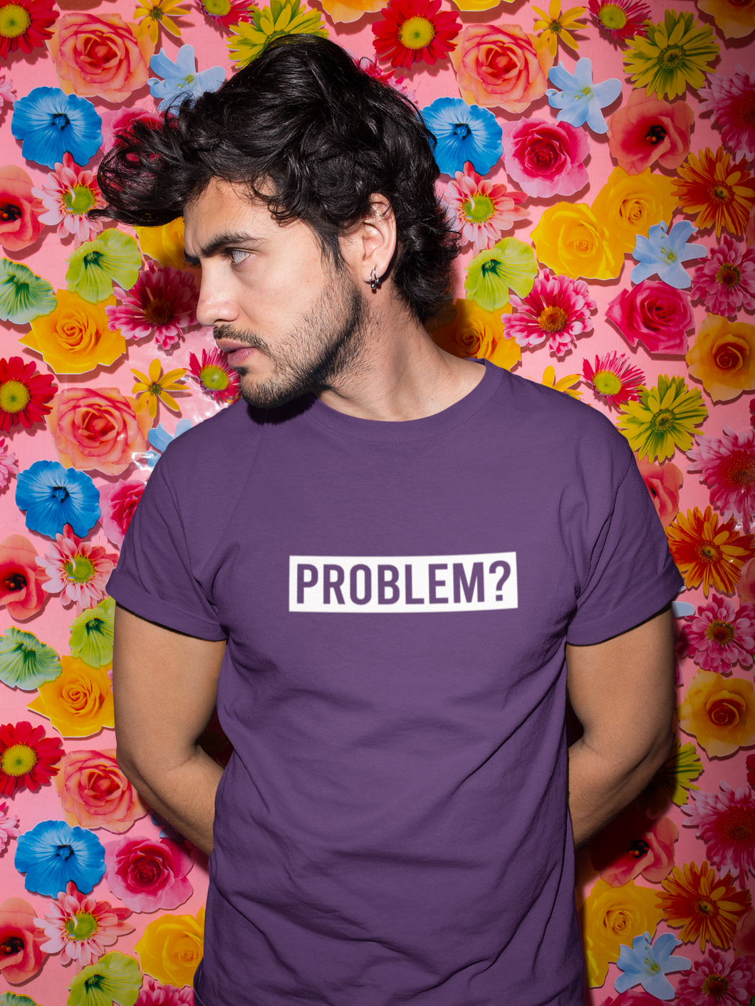 Problem Mens Half Sleeves T-shirt- KidsFashionVilla