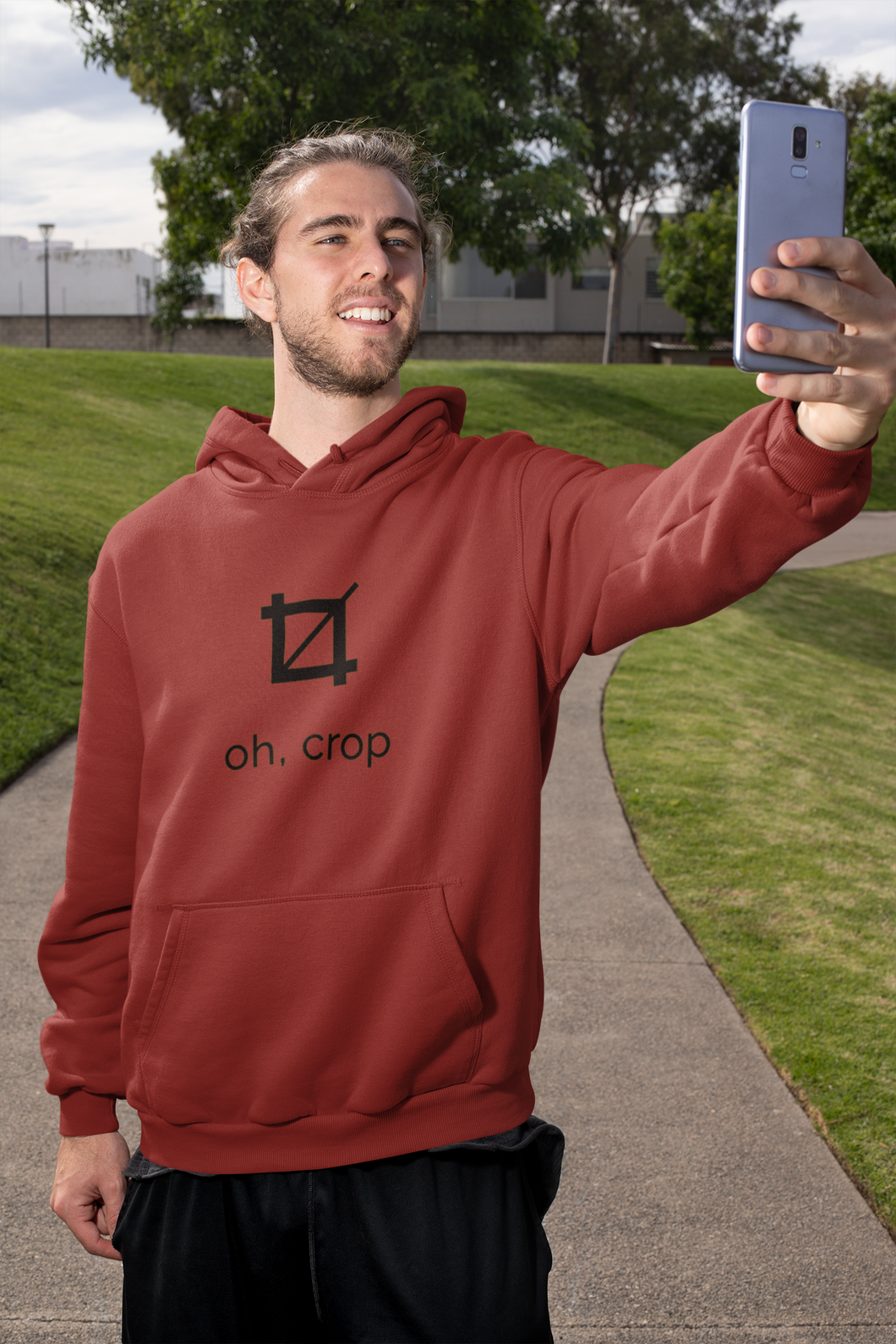 Oh Crop Men Hoodies-KidsFashionVilla