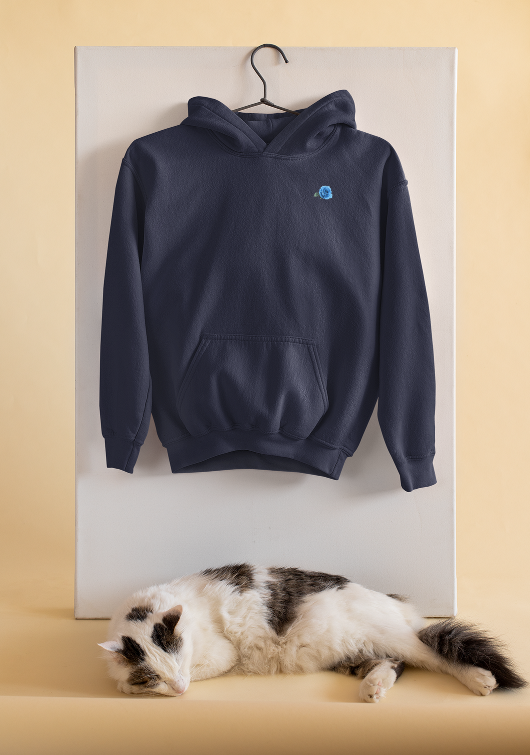 Blue Rose Men Hoodies-KidsFashionVilla