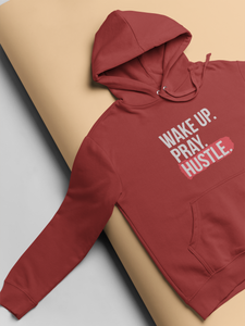 Wake Up Pray Hustle Men Hoodies-KidsFashionVilla