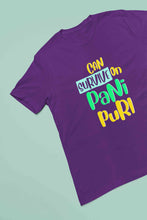 Load image into Gallery viewer, Can Survive On Pani Puri Food Women Half Sleeves T-shirt- KidsFashionVilla
