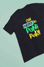 Load image into Gallery viewer, Can Survive On Pani Puri Food Women Half Sleeves T-shirt- KidsFashionVilla
