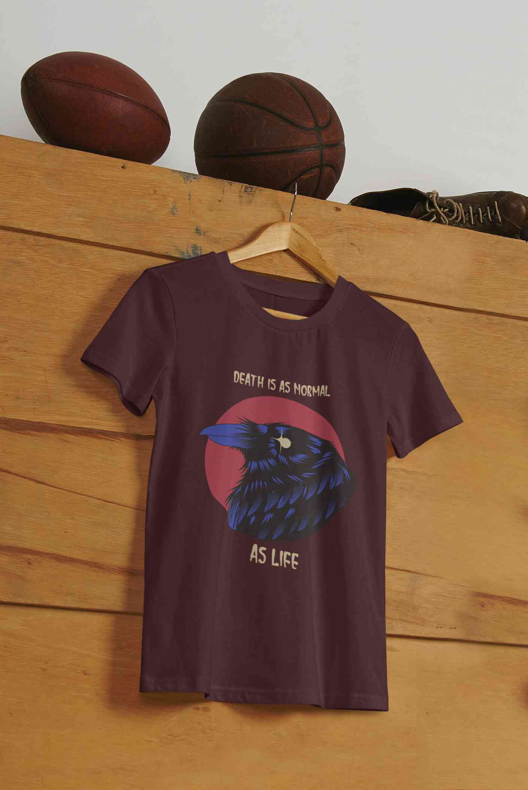 Crow Inspired By The Sandman Comic Book Women Half Sleeves T-shirt- KidsFashionVilla