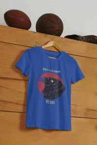Crow Inspired By The Sandman Comic Book Women Half Sleeves T-shirt- KidsFashionVilla