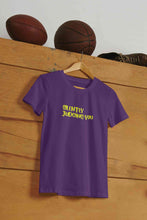 Load image into Gallery viewer, Judging You Women Half Sleeves T-shirt- KidsFashionVilla
