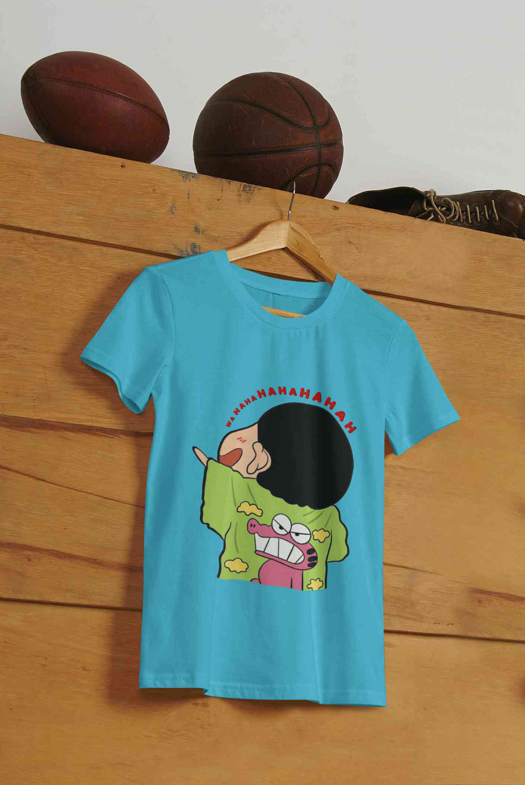 Hahaha Mens Half Sleeves T-shirt- KidsFashionVilla
