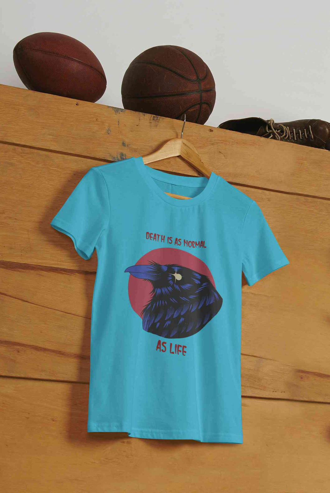 Crow Inspired By The Sandman Comic Book Women Half Sleeves T-shirt- KidsFashionVilla