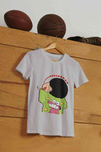 Load image into Gallery viewer, Hahaha Women Half Sleeves T-shirt- KidsFashionVilla
