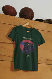 Crow Inspired By The Sandman Comic Book Mens Half Sleeves T-shirt- KidsFashionVilla
