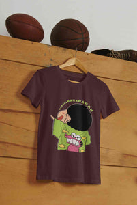 Hahaha Women Half Sleeves T-shirt- KidsFashionVilla