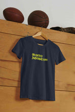 Load image into Gallery viewer, Judging You Women Half Sleeves T-shirt- KidsFashionVilla
