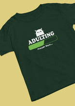 Load image into Gallery viewer, Adulting Please Wait Mens Half Sleeves T-shirt- KidsFashionVilla

