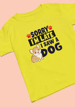 Load image into Gallery viewer, Saw a Dog Mens Half Sleeves T-shirt- KidsFashionVilla
