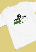 Load image into Gallery viewer, Adulting Please Wait Mens Half Sleeves T-shirt- KidsFashionVilla
