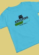 Load image into Gallery viewer, Adulting Please Wait Mens Half Sleeves T-shirt- KidsFashionVilla
