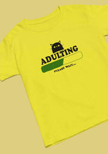 Load image into Gallery viewer, Adulting Please Wait Mens Half Sleeves T-shirt- KidsFashionVilla
