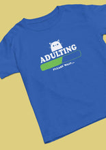 Load image into Gallery viewer, Adulting Please Wait Mens Half Sleeves T-shirt- KidsFashionVilla

