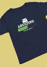 Load image into Gallery viewer, Adulting Please Wait Mens Half Sleeves T-shirt- KidsFashionVilla
