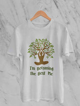 Load image into Gallery viewer, Best Of Me Yoga Mens Half Sleeves T-shirt- KidsFashionVilla
