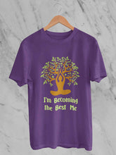 Load image into Gallery viewer, Best Of Me Yoga Mens Half Sleeves T-shirt- KidsFashionVilla
