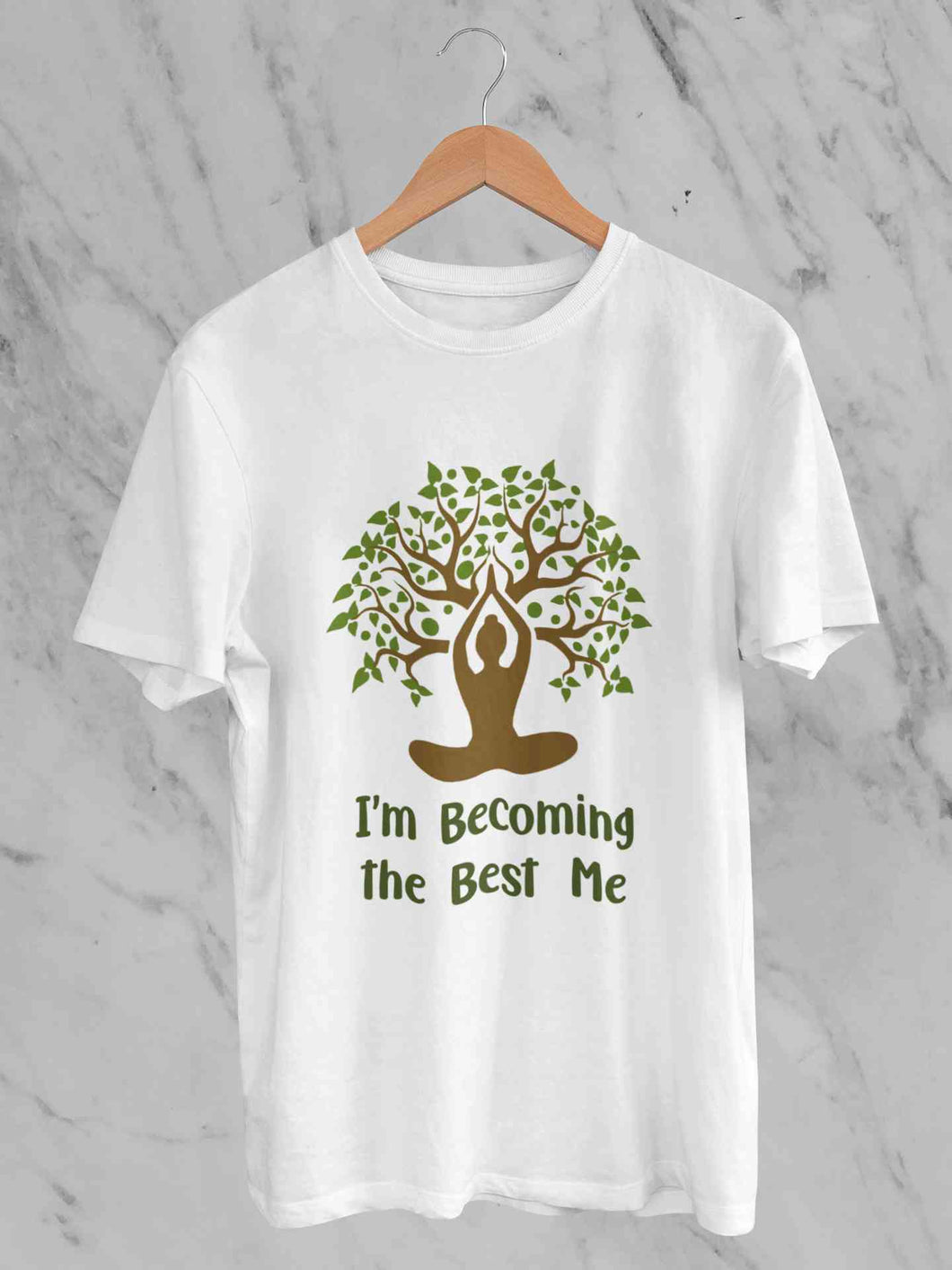 Best Of Me Yoga Mens Half Sleeves T-shirt- KidsFashionVilla