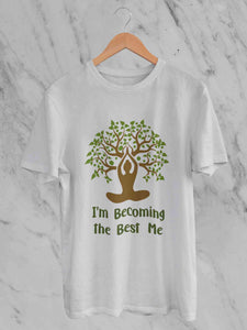 Best Of Me Yoga Mens Half Sleeves T-shirt- KidsFashionVilla