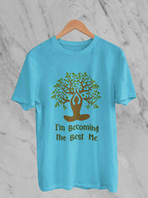 Load image into Gallery viewer, Best Of Me Yoga Mens Half Sleeves T-shirt- KidsFashionVilla
