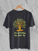 Load image into Gallery viewer, Best Of Me Yoga Mens Half Sleeves T-shirt- KidsFashionVilla
