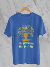 Load image into Gallery viewer, Best Of Me Yoga Mens Half Sleeves T-shirt- KidsFashionVilla
