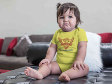Load image into Gallery viewer, Custom Name IPL SRH Sunrisers Hyderabad Rompers for Baby Girl- KidsFashionVilla
