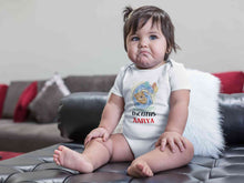 Load image into Gallery viewer, Custom Name 6 Month Birthday Teddy Design Rompers for Baby Girl- KidsFashionVilla
