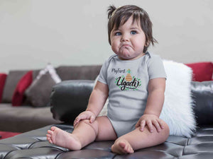 My First Ugadi Rompers for Baby Girl- KidsFashionVilla