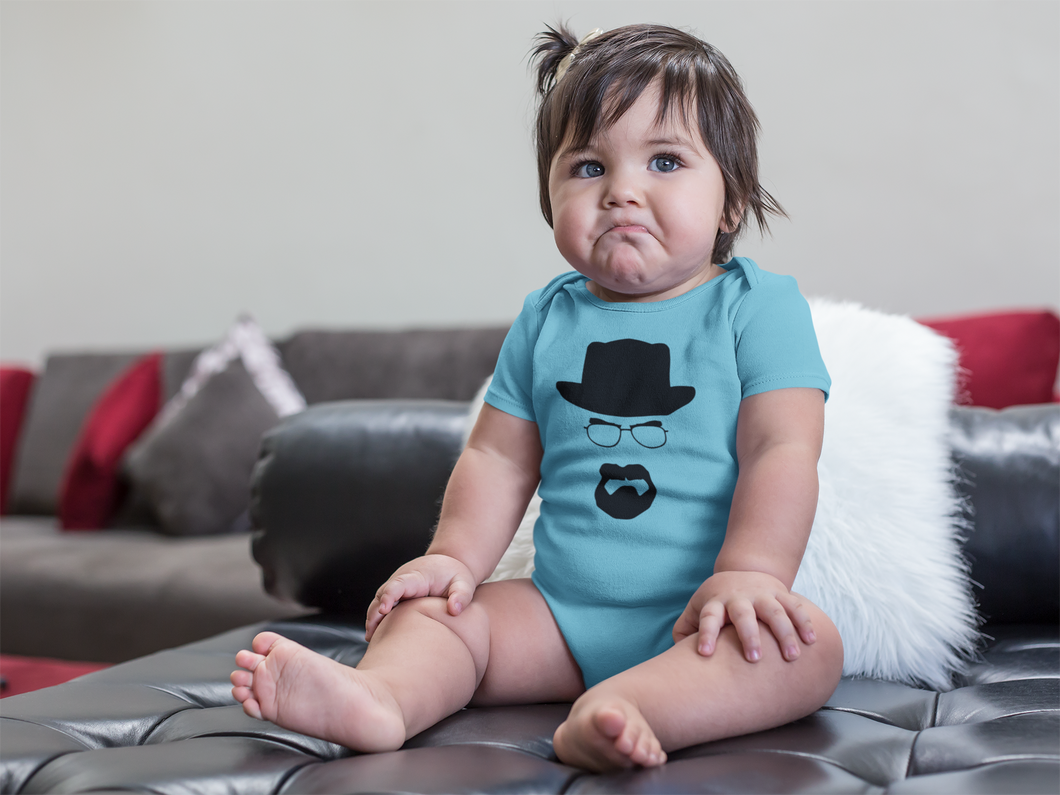Heisenberg Breaking Bad Web Series Rompers for Baby Girl- KidsFashionVilla