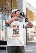 Load image into Gallery viewer, Sweet Choices Mens Half Sleeves T-shirt- KidsFashionVilla
