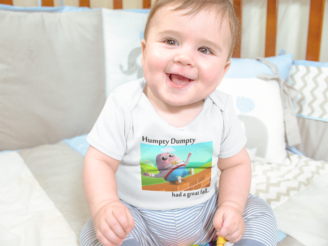 Humpty Dumpty Poem Rompers for Baby Boy- KidsFashionVilla